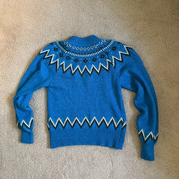 Who What Wear | *Blue Winter Sweater* | Balloon Sleeve | Mockneck Collar | NWOT - Picture 5 of 10
